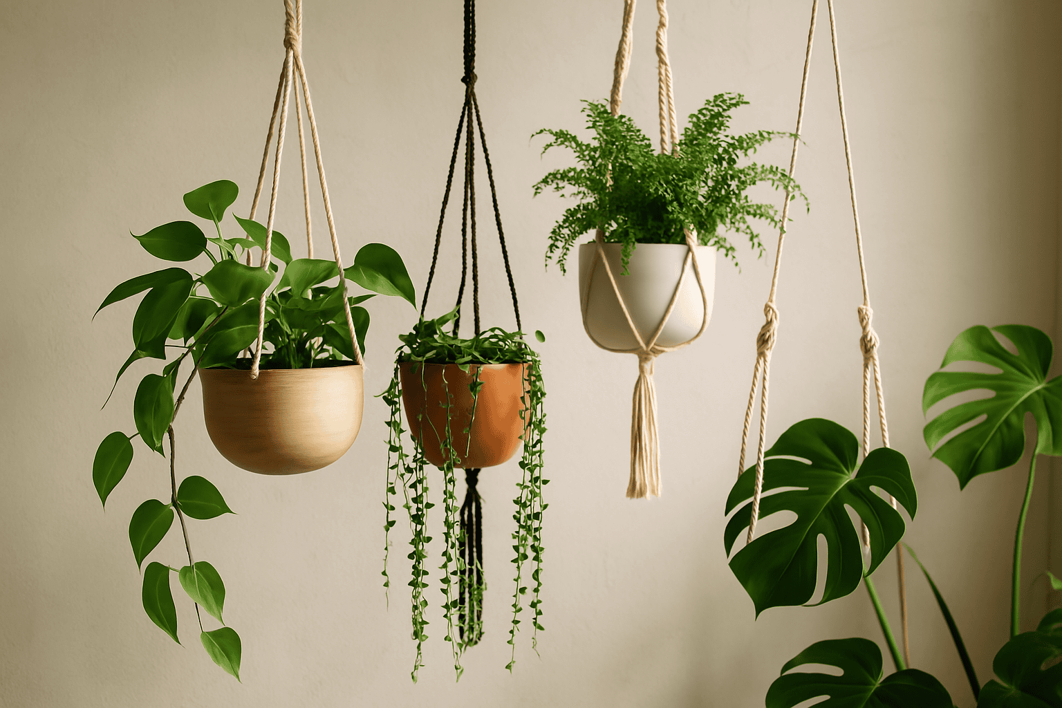 Askılı Saksılarda Kullanılabilecek En Güzel Bitkiler