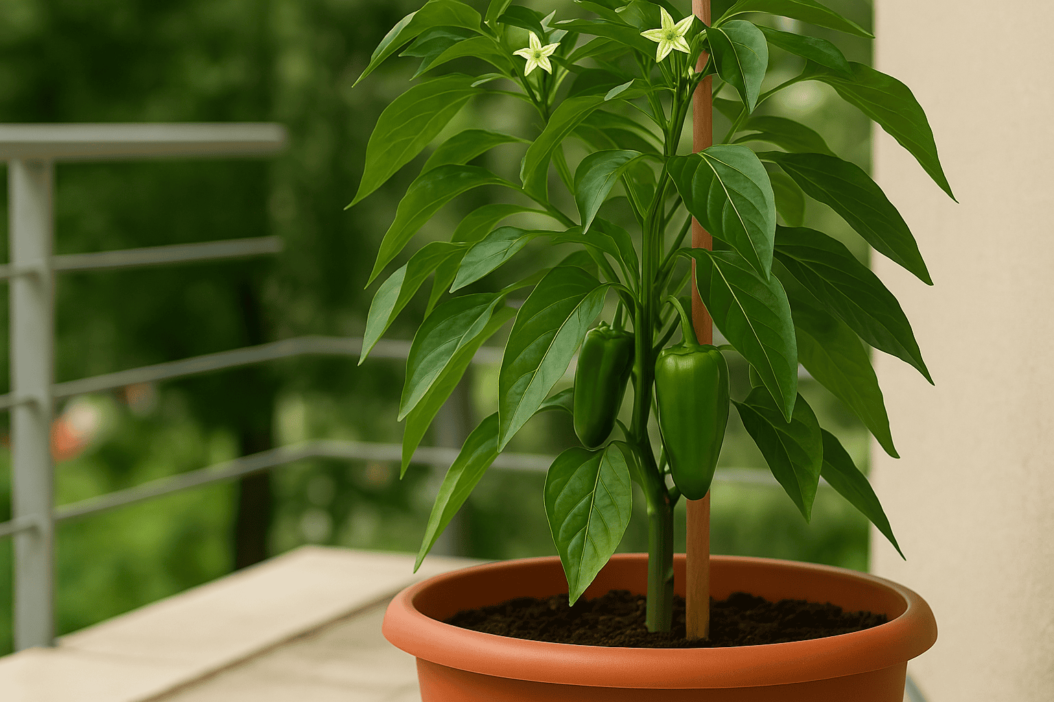 Balkonda Biber Yetiştirmek: Başlangıç Rehberi