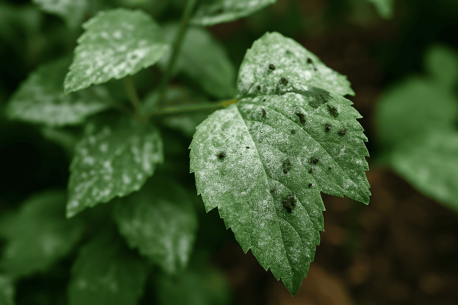Bitki Üzerinde Beyaz Toz, Siyah Leke: Mantar mı, Zararlı mı?