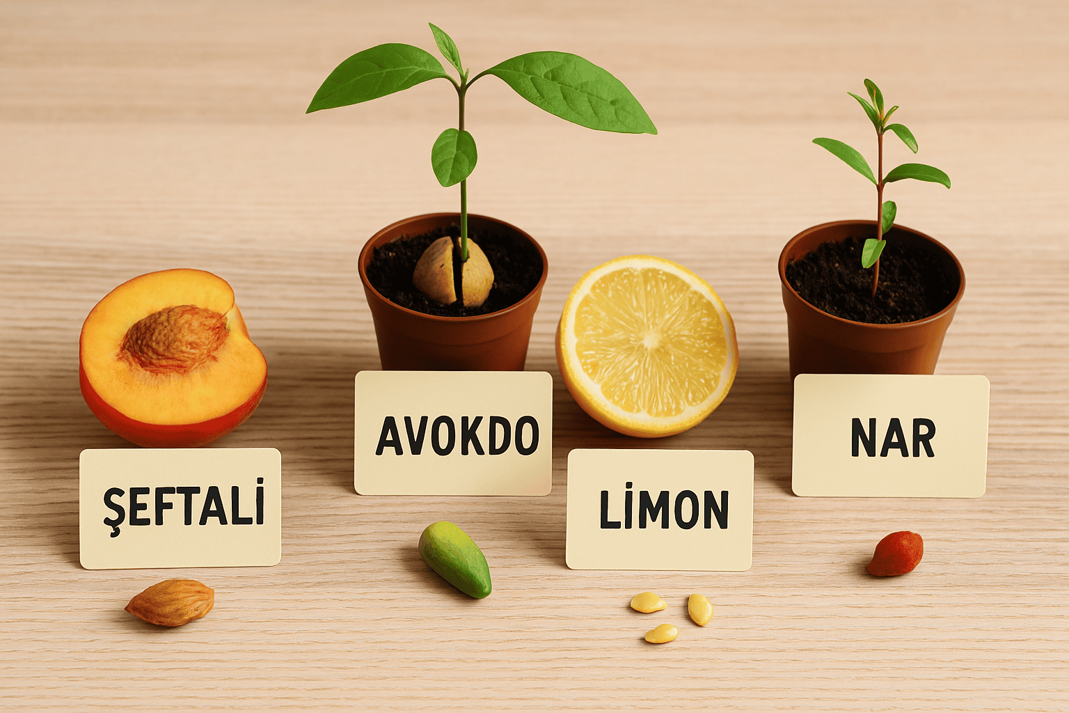 Çekirdeğini Diktiğinizde Gerçekten Meyve Veren Bitkiler