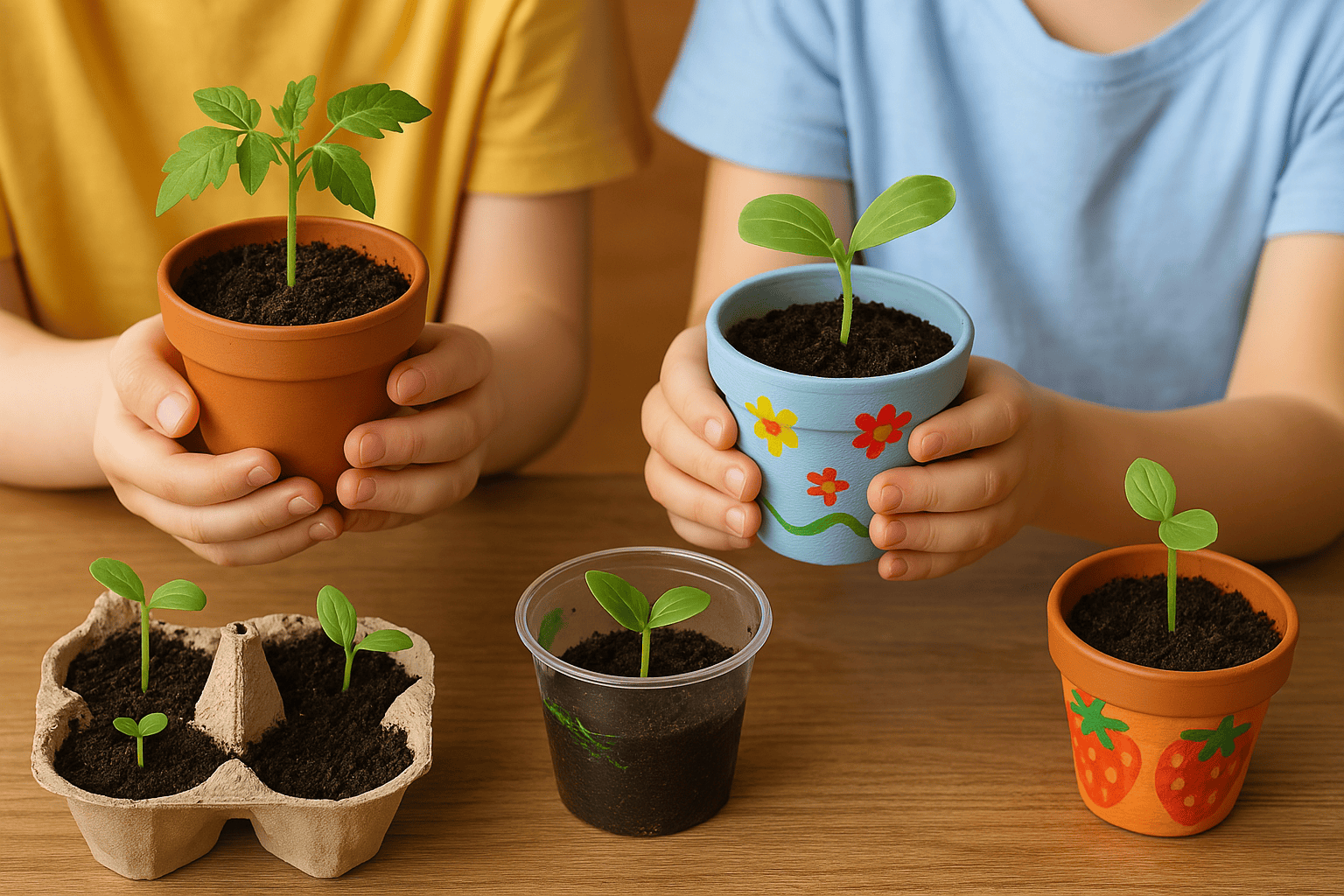 Çocuklarla Birlikte Sebze Yetiştirme Etkinlikleri