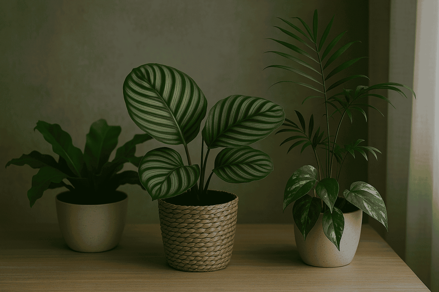 Gölgede Yetişen Saksı Çiçekleri