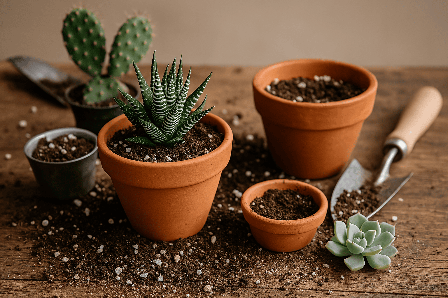 Kaktüs ve Sukulentler İçin Uygun Toprak Nasıl Hazırlanır?