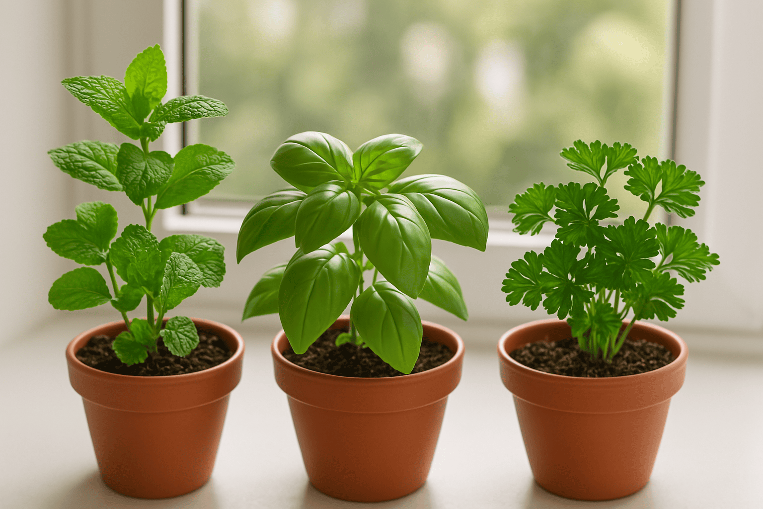 Taze Otlar Evde Nasıl Yetiştirilir? (Nane, Fesleğen, Maydanoz)