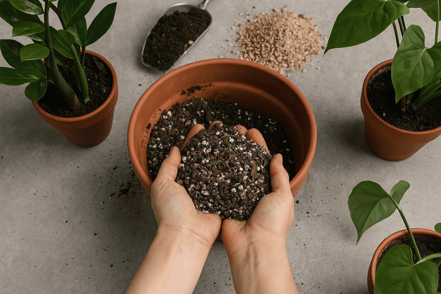 Saksı Bitkileri İçin En Uygun Toprak Karışımı