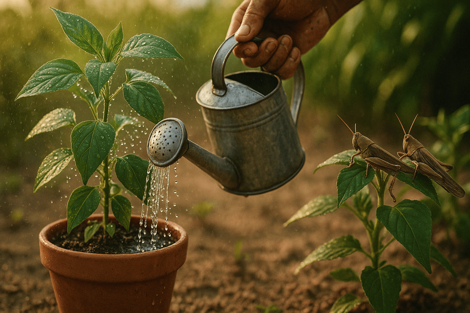 Yaz Aylarında Bitki Bakımı: Sıcak, Kuraklık, Böcekler