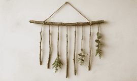 Kurumuş Dallarla Duvar Dekoru